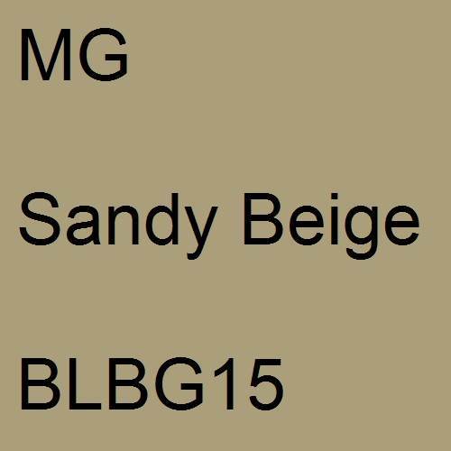 MG, Sandy Beige, BLBG15.